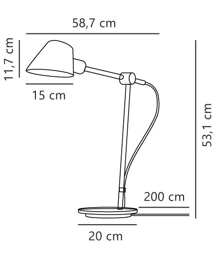 Stay Long | Bordslampa | Svart