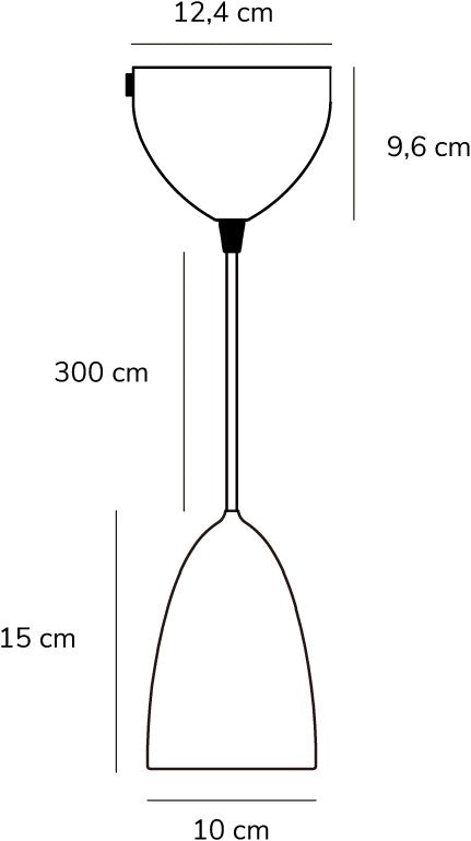 Nexus 2.0 Small | Taklampa | Svart