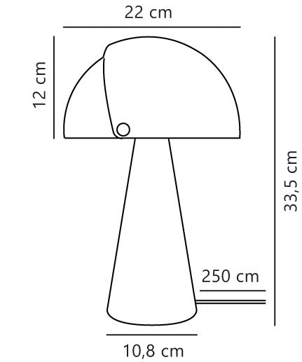 Align | Tischlampe | Chrom