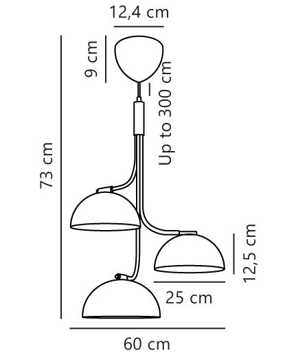 Tullio | Taklampa | Vit