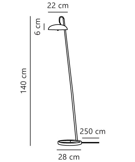Versale | Golvlampa | Svart