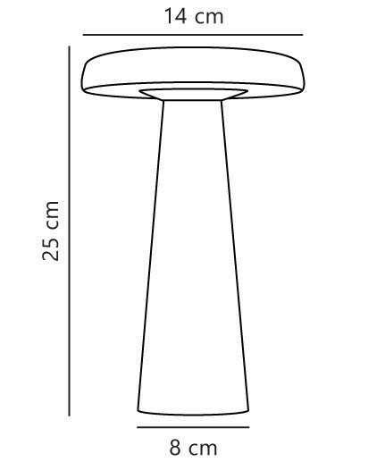 Arcello | Table lamp | Brunished brass