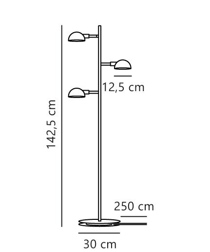 Nomi | Stehlampe | Schwarz