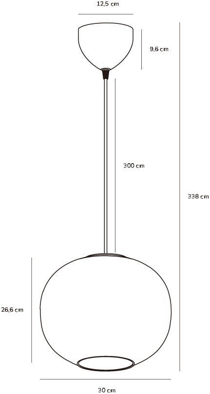 Navone 30 | Taklampa | Vit
