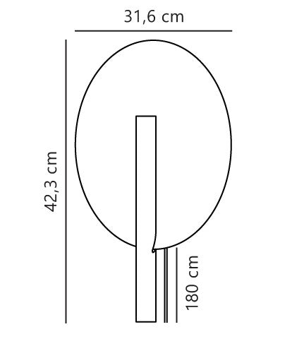 Furiko | Vägglampa | Svart