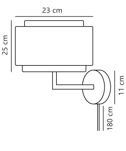 Takai | Wall light | Beige