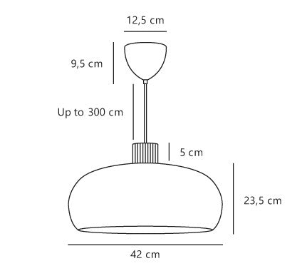 Aurelio | Pendant | Black
