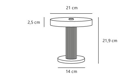 Trezzi Portable | Table lamp | White