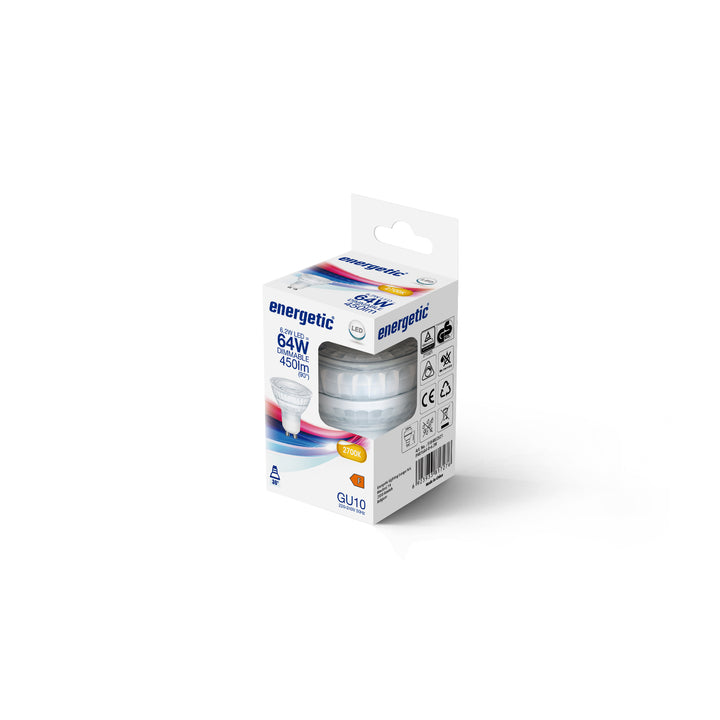 GU10 | PAR16 | 2700 Kelvin | 450 Lumen | Dimmable
