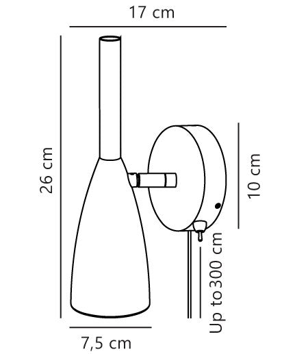 Pure | Vägglampa | Vit