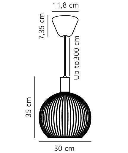 Aver 30 | Pendant | Black