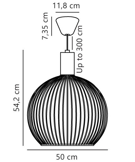 Aver 50 | Pendant | Black
