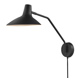 Darci | Vägglampa | Svart