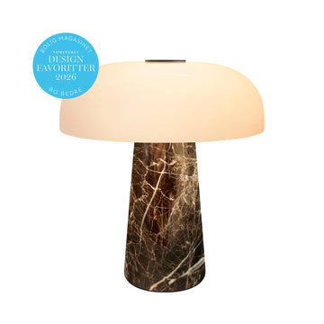 Glossy Mini Portable | Bordlampe | Grå Brun