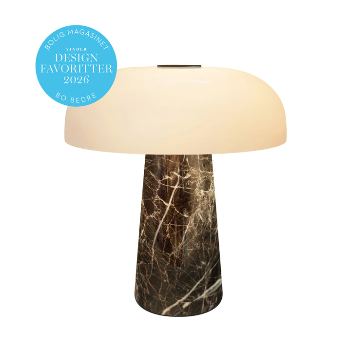 Glossy Mini Portable | Bordslampa | Gråbrun
