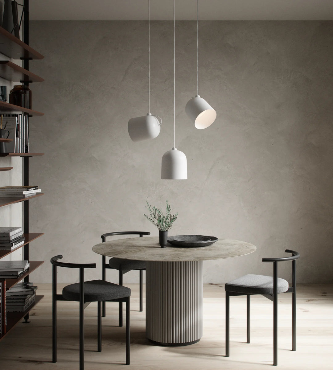 Angle E27 | Pendant | White/Telegrey