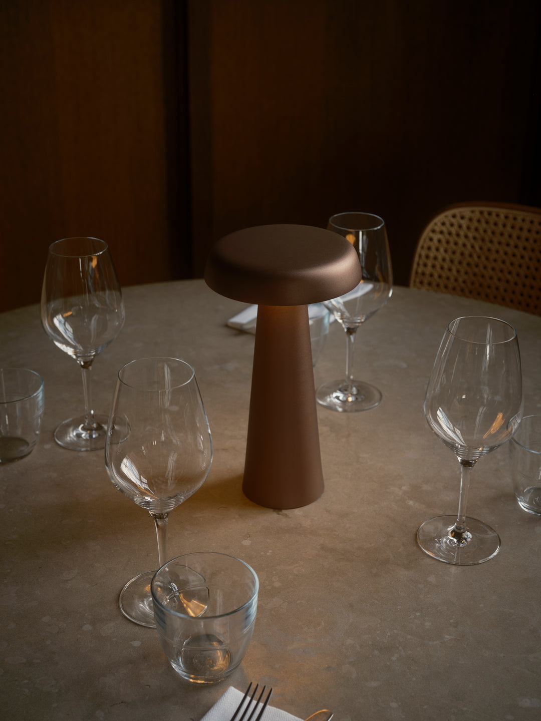 Arcello | Batterilampe | Bruneret messing