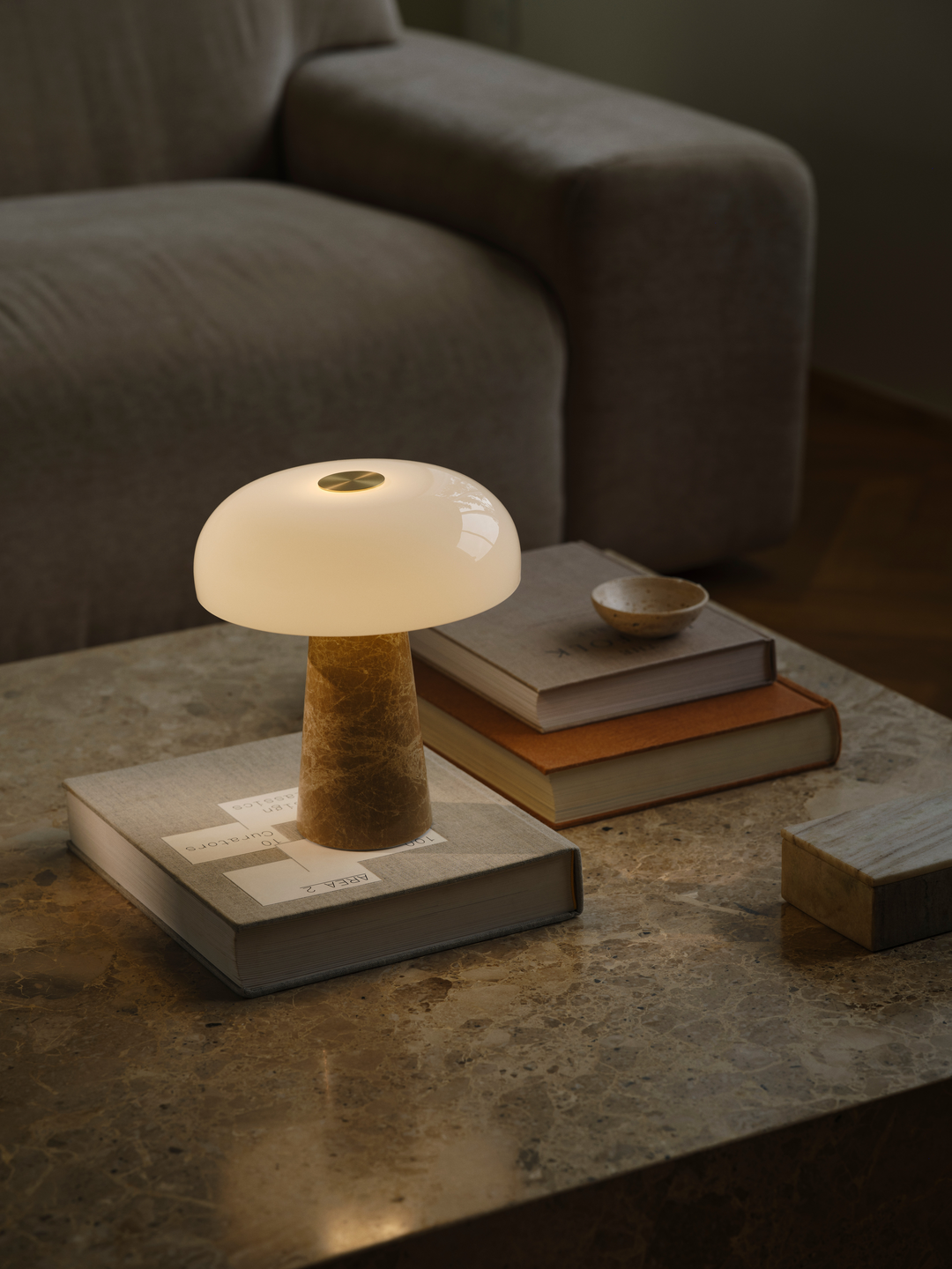 Glossy Mini | Table lamp | Beige