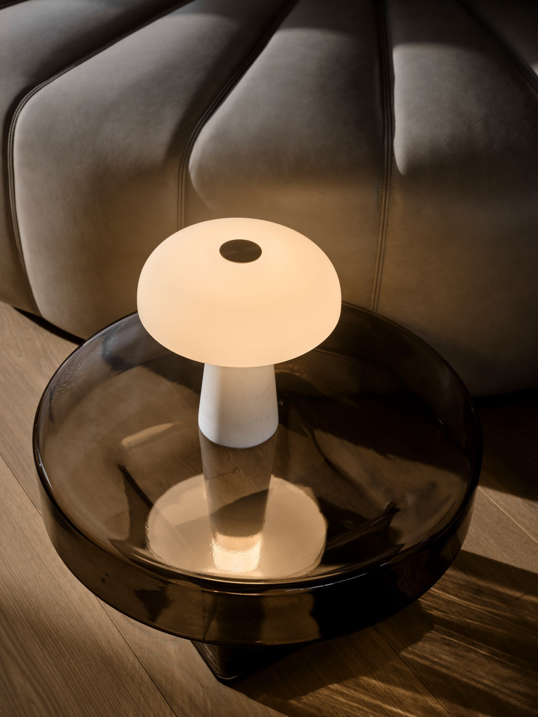 Glossy Mini Portable | Bordslampa | Vit
