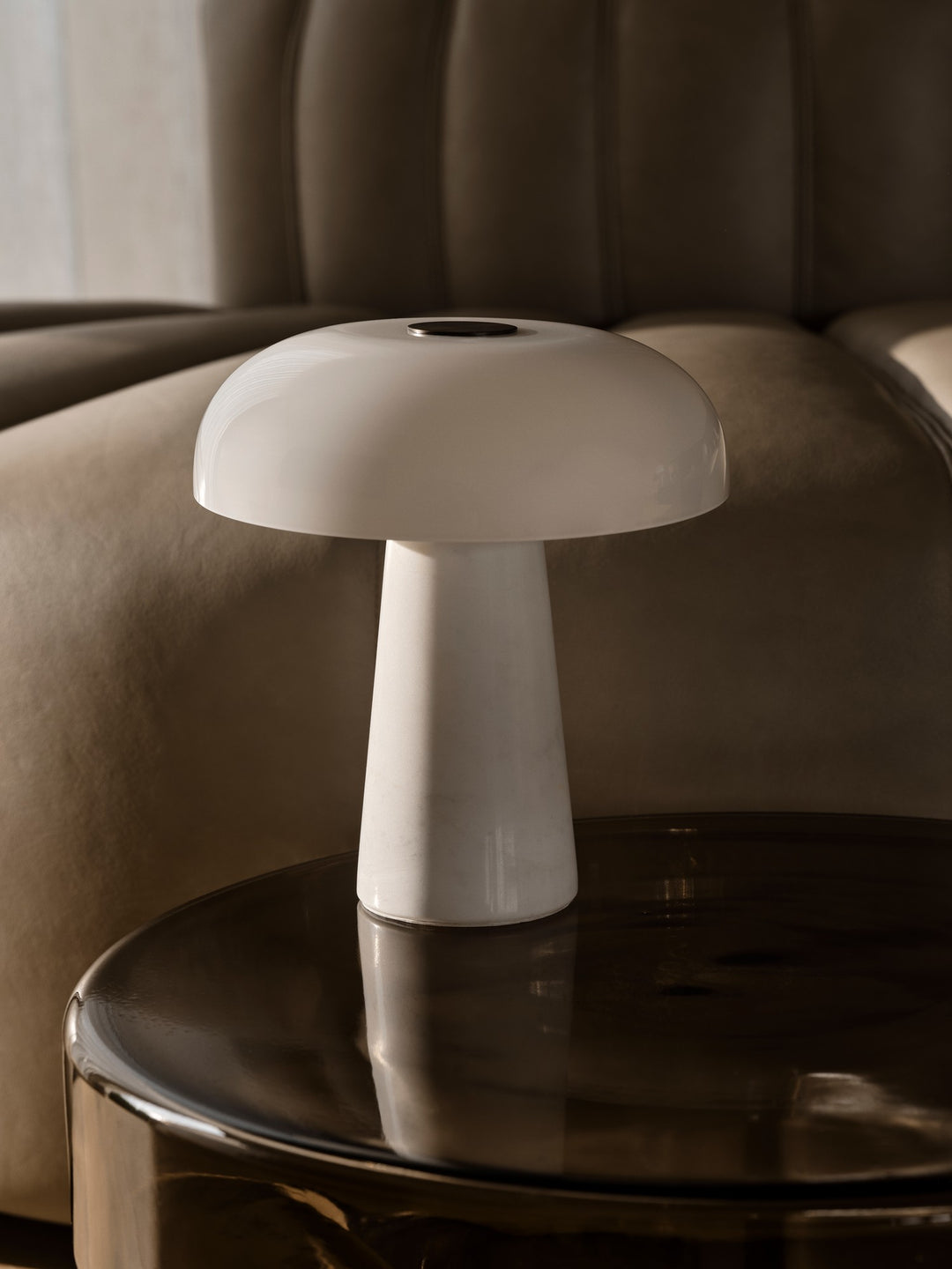 Glossy Mini Portable | Bordslampa | Vit