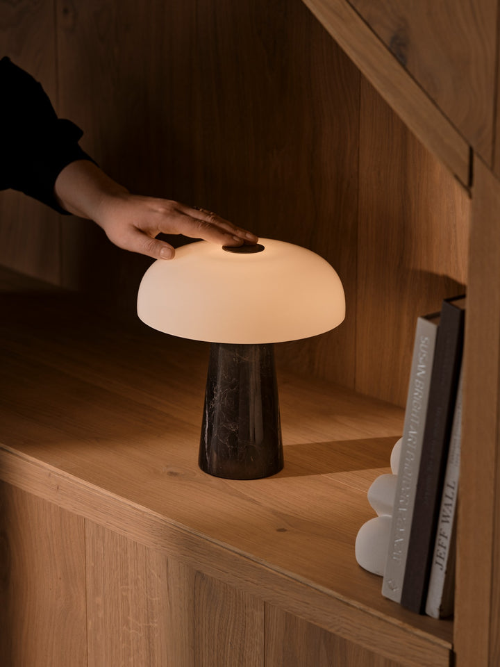 Glossy Mini Portable | Lampe à poser | Noir
