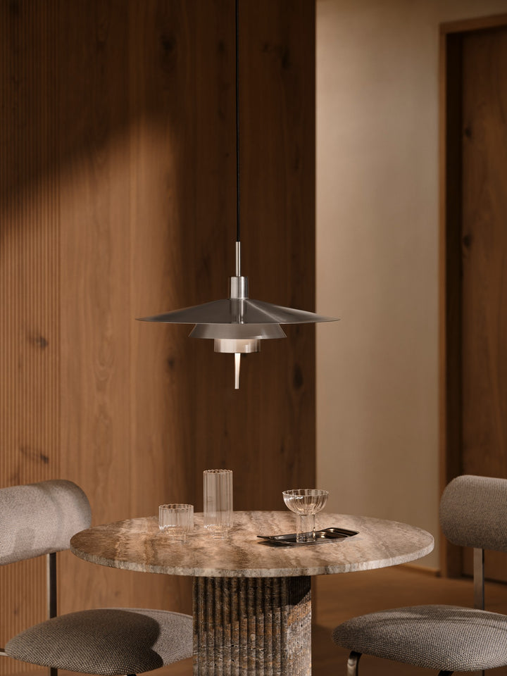 Latika | Pendant | Brushed chrome
