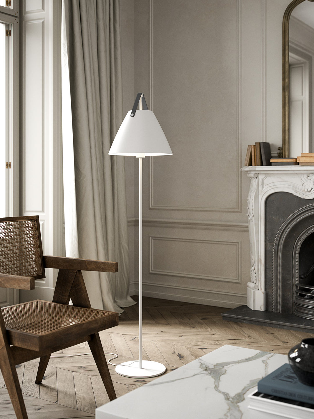Strap | Lampadaire | Blanc