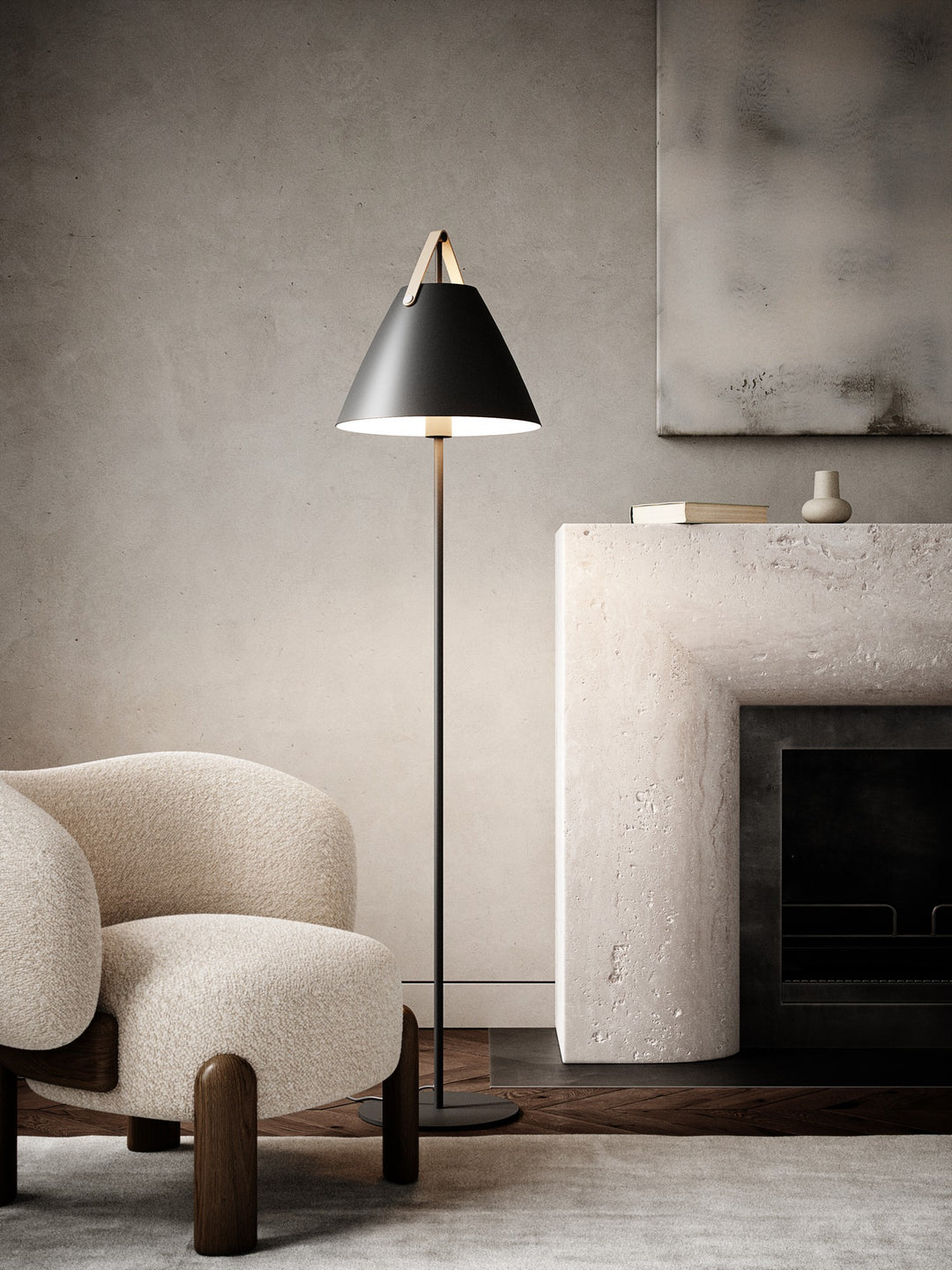 Strap | Stehlampe | Schwarz