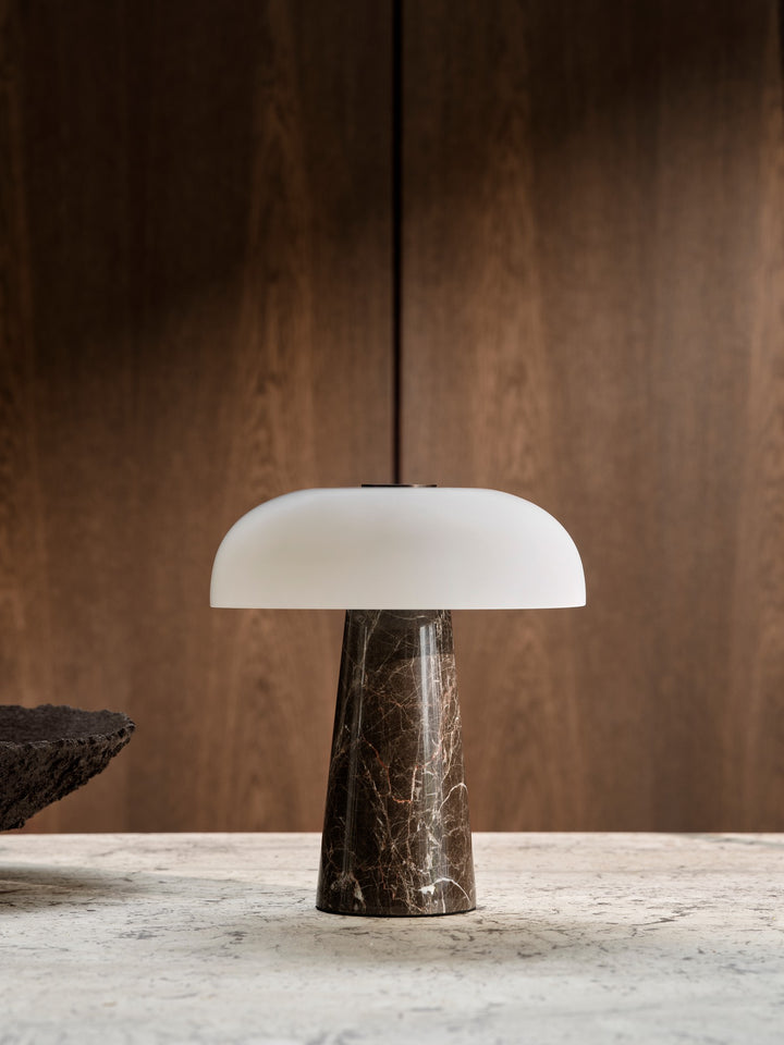 Glossy Mini Portable | Bordslampa | Gråbrun
