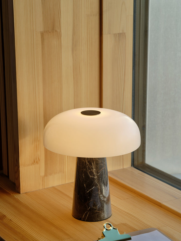 Glossy Mini Portable | Bordslampa | Gråbrun