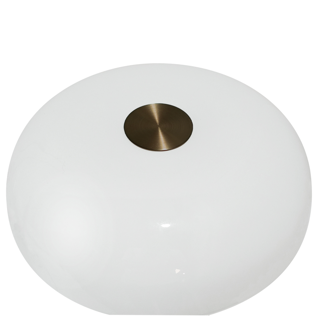 Glossy Mini Portable- Glass top spare part - Burnished brass
