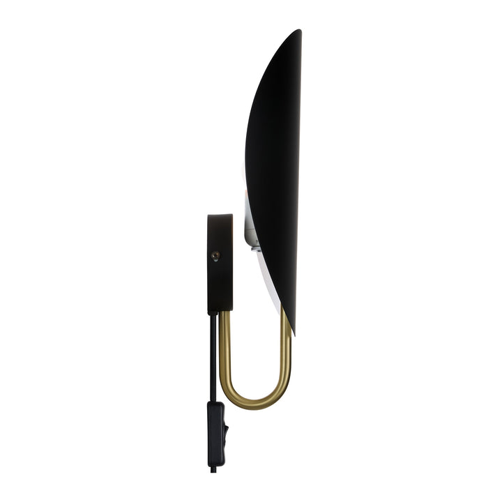 Spargo | Vägglampa | Svart/Mässing